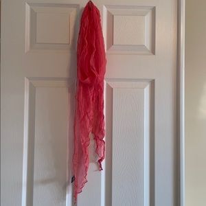 Sheer Coral Scarf